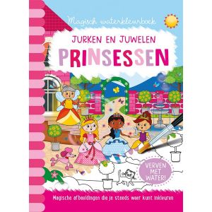 Waterkleurboek prinsessen_Roze